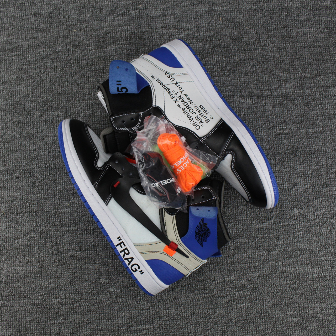 2017 Men OFF-WHITE Fragment Jordan 1 Shoes